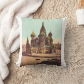 Kirche St. Basil, Roter Platz Moskau Kissen (Decke)
