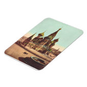 Kirche St. Basil, Roter Platz Moskau Magnet (Linke Seite)