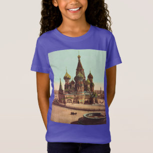 Kirche St. Basil, Roter Platz Moskau T-Shirt