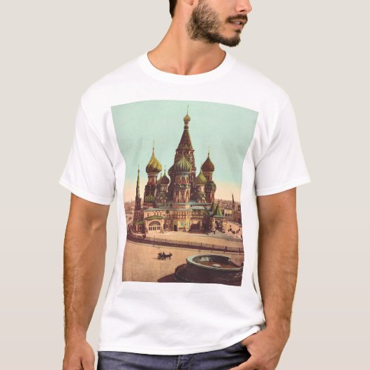 Kirche St. Basil, Roter Platz Moskau T-Shirt (Vorderseite)