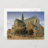 Kirche St. Bavo in Haarlem, 1666 Postkarte (Vorne/Hinten)
