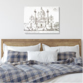 Kirche St. Charles Borromeo (1538-84), Wien, Leinwanddruck (Insitu (Schlafzimmer))