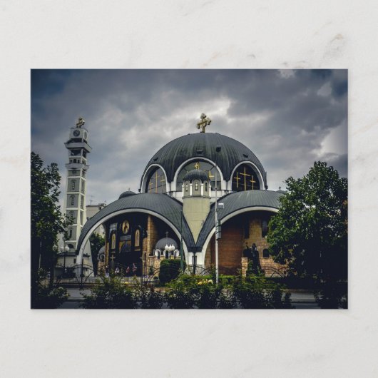 Kirche St. Clement of Ohrid, Skopje Postkarte (Vorderseite)