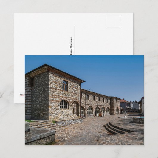 Kirche St. Dimitrija - Bitola, Mazedonien Postkarte (Vorne/Hinten)