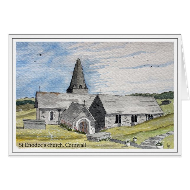 Kirche St. Enodocs, Trebetherick, Cornwall (Vorderseite (Horizontal))