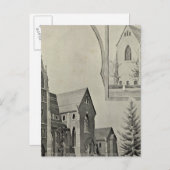 Kirche St. Francis, Naugatuck Postkarte (Vorne/Hinten)