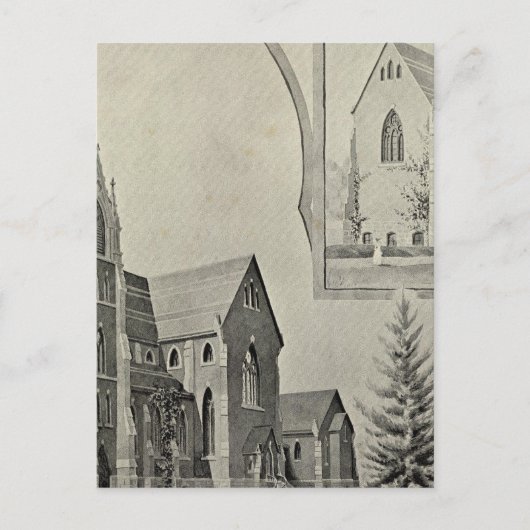 Kirche St. Francis, Naugatuck Postkarte (Vorderseite)