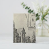 Kirche St. Francis, Naugatuck Postkarte (Stehend Vorderseite)