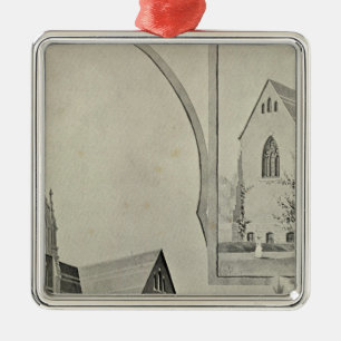 Kirche St. Francis, Naugatuck Silbernes Ornament