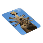 Kirche St. George Statue, Vilkija, LITAUEN — Magnet (Rechte Seite)