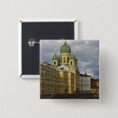 Kirche St.Isidor Yurievsky & N. Chudotvorets Button (Vorne & Hinten)