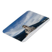 Kirche St. Jakob im rechteckigen Villnöss-Magneten Magnet (Linke Seite)