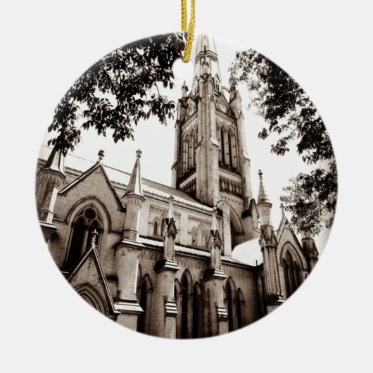 Kirche St. James Keramik Ornament (Vorne)