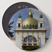 Kirche St. Leopold Wien Österreich Button (Vorne & Hinten)