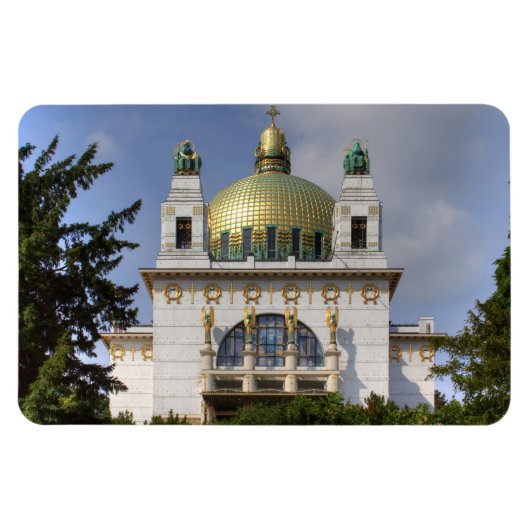 Kirche St. Leopold Wien Österreich Magnet (Horizontal)