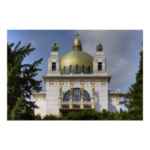 Kirche St. Leopold Wien Österreich Poster