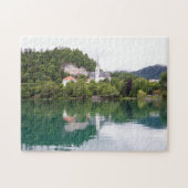 Kirche St Martin, Bled, Slowenien Puzzle (Horizontal)
