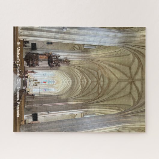 Kirche St. Michael, Cluj-Napoca, Rumänien, Puzzle (Horizontal)