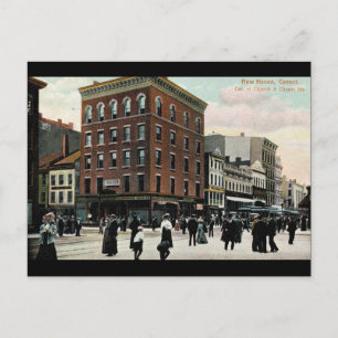 Kirche St. New Haven 1908 Vintage Postkarte