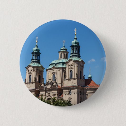 Kirche St. Nicolas in Prag Button (Vorderseite)