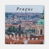 Kirche St. Nicolas und Dächer von Prag Magnet (Vorne)