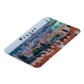 Kirche St. Nicolas und Dächer von Prag Magnet (Linke Seite)