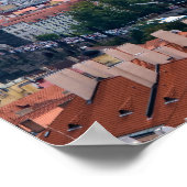 Kirche St. Nicolas und Dächer von Prag Poster (Ecke)