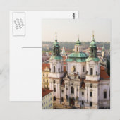 Kirche St. Nikolaus in Prag Postkarte (Vorne/Hinten)