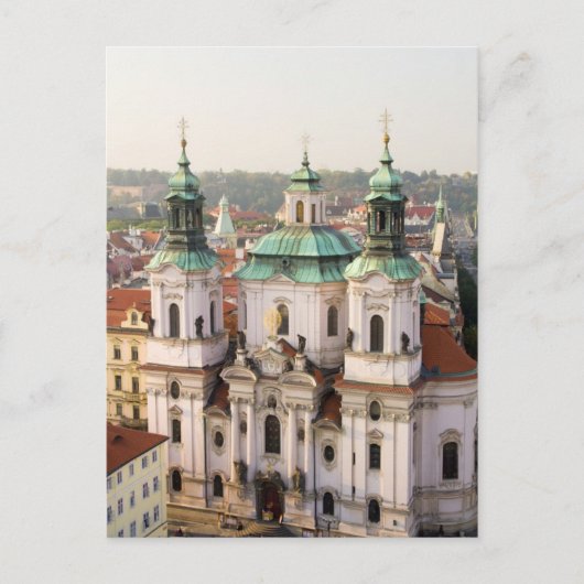 Kirche St. Nikolaus in Prag Postkarte (Vorderseite)