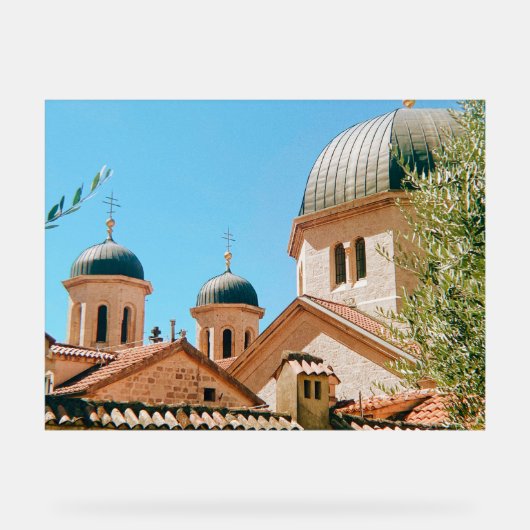 Kirche St. Nikolaus - Kotor - Montenegro Acrylschild (Vorderseite)