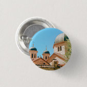 Kirche St. Nikolaus - Kotor - Montenegro Button (Vorne & Hinten)