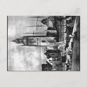 Kirche St. Nikolaus, Liverpool, ca. 1824 Postkarte