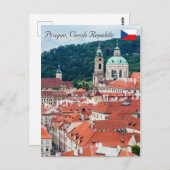 Kirche St. Nikolaus - Prag, Tschechische Republik Postkarte (Vorne/Hinten)