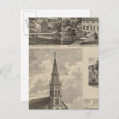 Kirche St. Peter, Caledonia, Minnesota Postkarte (Vorne/Hinten)