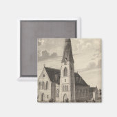 Kirche St. Peter und Kirchenresidenz Magnet (Vorderseite/Rückseite)