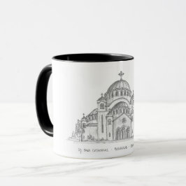 Kirche St. Sava, Belgrad, Serbien Tasse