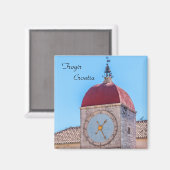 Kirche St Sebastian in Trogir - Dalmatien, Kroatie Magnet (Vorderseite/Rückseite)