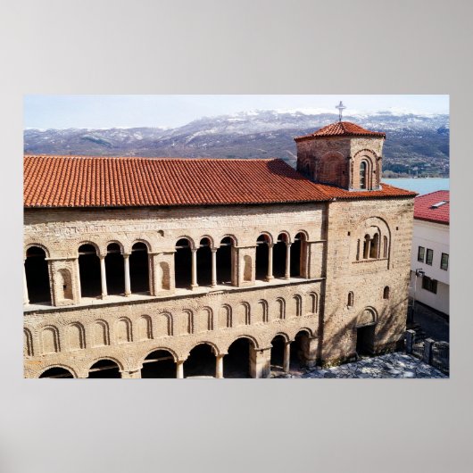 Kirche St. Sophia in Ohrid Poster (Vorne)