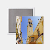 Kirche St. Spyridon, Korfu, Griechenland Magnet (Vorderseite/Rückseite)