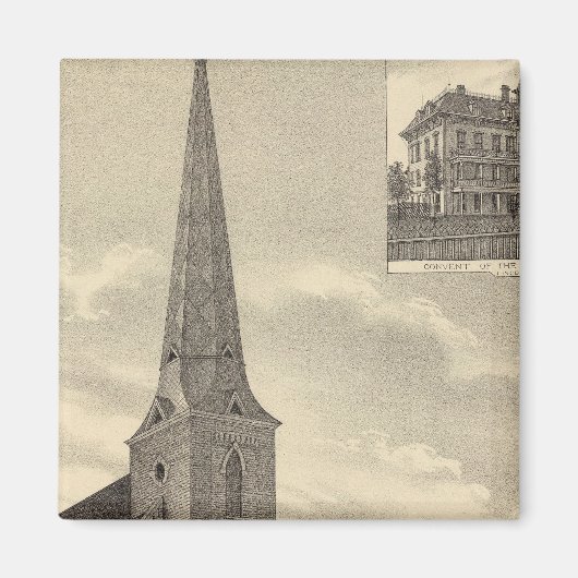 Kirche St. Theresa, Nebraska Magnet (Vorne)