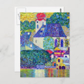 Kirche St. Wolfgang am Attersee in Unterach Postkarte (Vorne/Hinten)