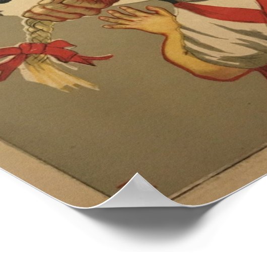 Kirche/Staat Sowjetpropaganda Poster (Ecke)