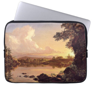 Kirche - Szene auf der Catskill-Bucht, Laptopschutzhülle