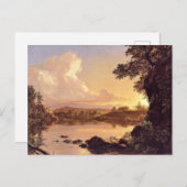 Kirche - Szene auf der Catskill-Bucht, Postkarte (Vorne/Hinten)