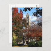 Kirche und Ahorn Postkarte (Vorne/Hinten)