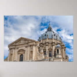 Kirche und Armeekrankenhaus Val de Grace in Paris Poster