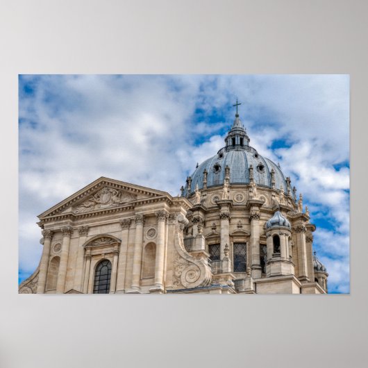 Kirche und Armeekrankenhaus Val de Grace in Paris Poster (Vorne)
