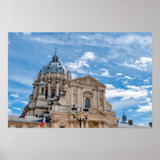 Kirche und Armeekrankenhaus Val de Grace in Paris Poster (Vorne)