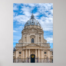 Kirche und Armeekrankenhaus Val de Grace in Paris Poster