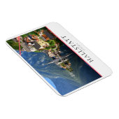 Kirche und Dorf Hallstatt, Österreich mit Alpen Magnet (Rechte Seite)